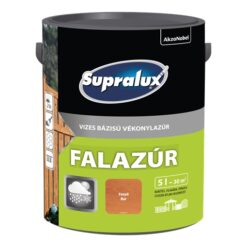 Supralux Falazúr - vizes bázisú, matt vékonylazúr - 5 Liter