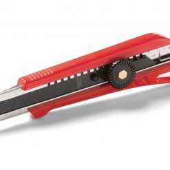 Samurai Secure 18mm vágókés, fém pengevezető, rögzítőcsavaros