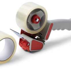 Box Tec kézi csomagzárógép, 2db átlátszó csomagolószalaggal